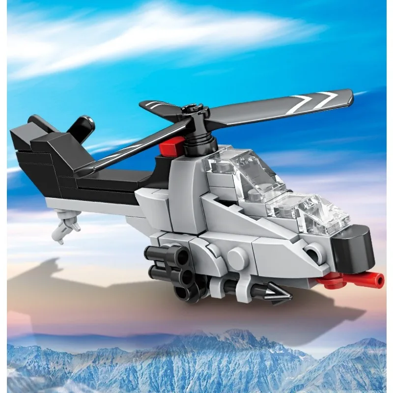 مجموعة مركبات قتالية مدرعة متعددة الوظائف 8 في 1، هدية لعبة مكعبات البناء للأولاد