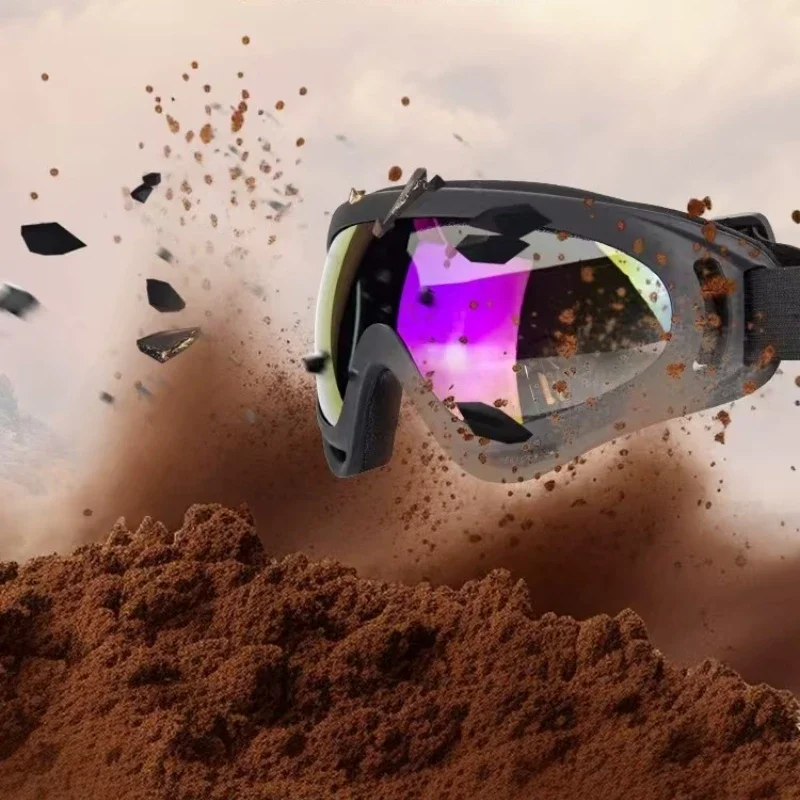 في الهواء الطلق حملق الوقاية الغبار سبلاش النظارات التكتيكية العسكرية انفجار برهان دراجة نارية تزلج تنزه الرجال قناع نظارات الملحقات #2