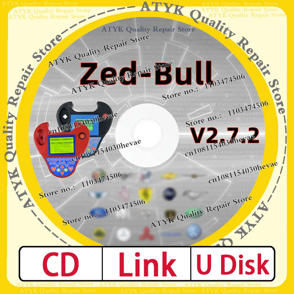 Logiciel MINI ZedBull Clone EFfI Zed Bull Key v2.7.2 pour diagnostic automobile, réparation de bases de données, réglage de voitures, programmateur de clés automatique, lien