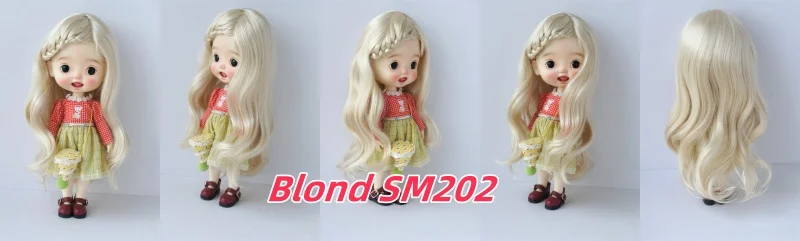 Jusuns Doll Wig JD204 6-7' 7-8' 8-9' 9-10' Long Lady Braids Wave 1/6 1/4 1/3 YOSD MSD SD Blythes Synthetic Mohair BJD Hair