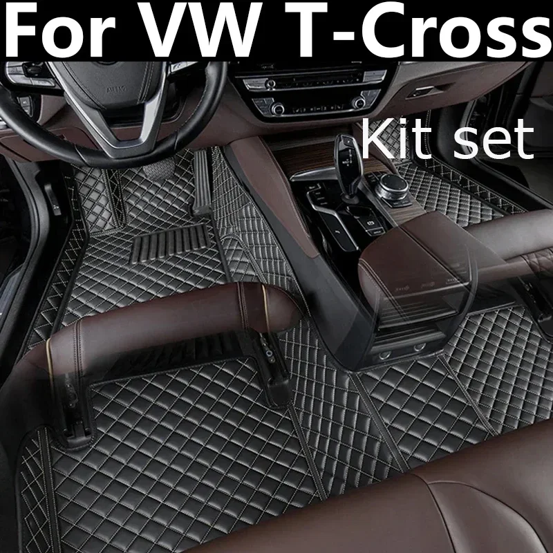 

Для Volkswagen vw T-Cross Tcross 2023 2022 2021 2020 2019 2018 автомобильные коврики, ковры, детали, чехлы, авто аксессуары для интерьера 003