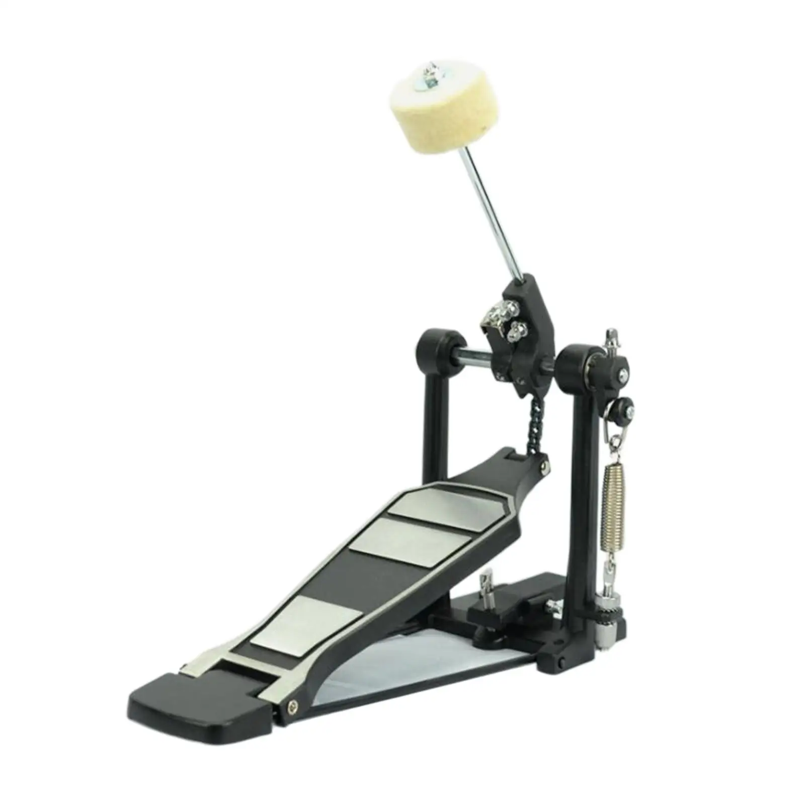 Bass Drum Pedal Portable Stable Chain Drive Drum Step for Drum Set Instrument for Electronic Drums Drum Foot Pedal Beater