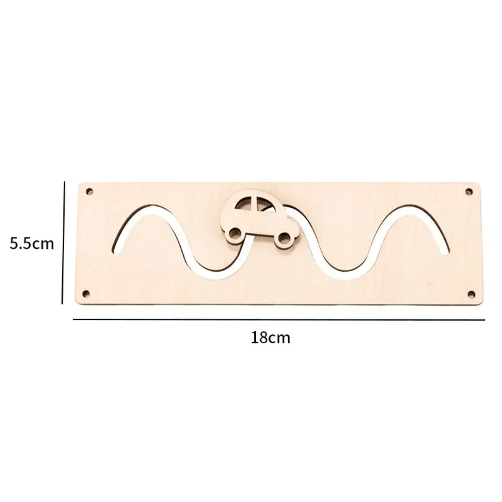 Montessori Busy Board DIY Puzzle Ability Training Hand Grasping Busy Board DIY Clock Early Learning Sensory Board