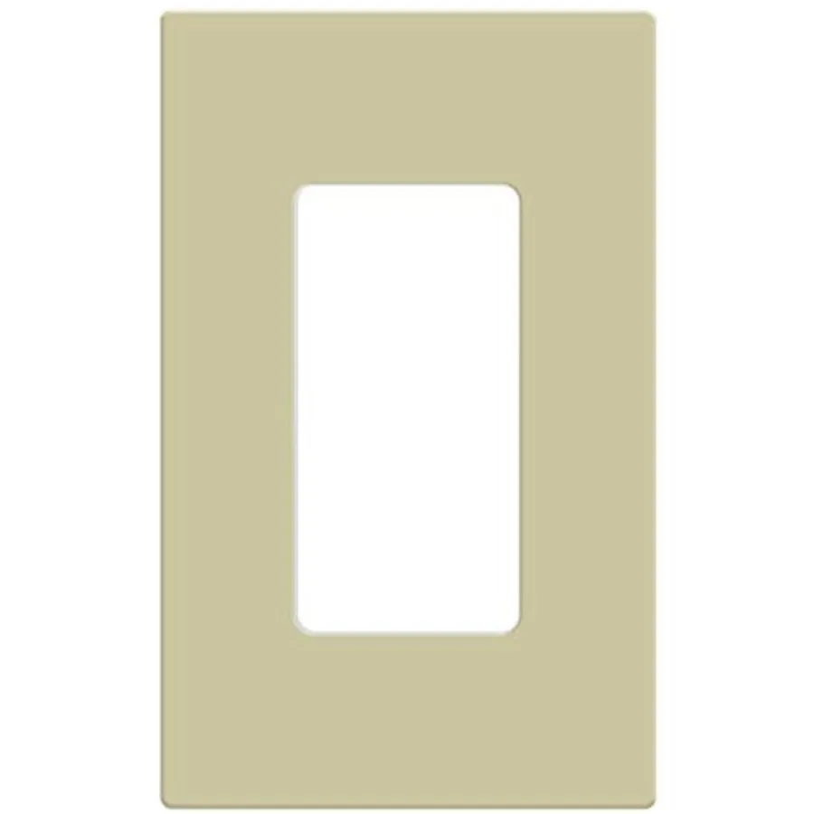 

Screwless Decorator Wall Plate Child Safe Outlet Cover, Size.8" H x.9" L, Unbreakable Polycarbonate Thermoplastic, SI8831-I, Gl