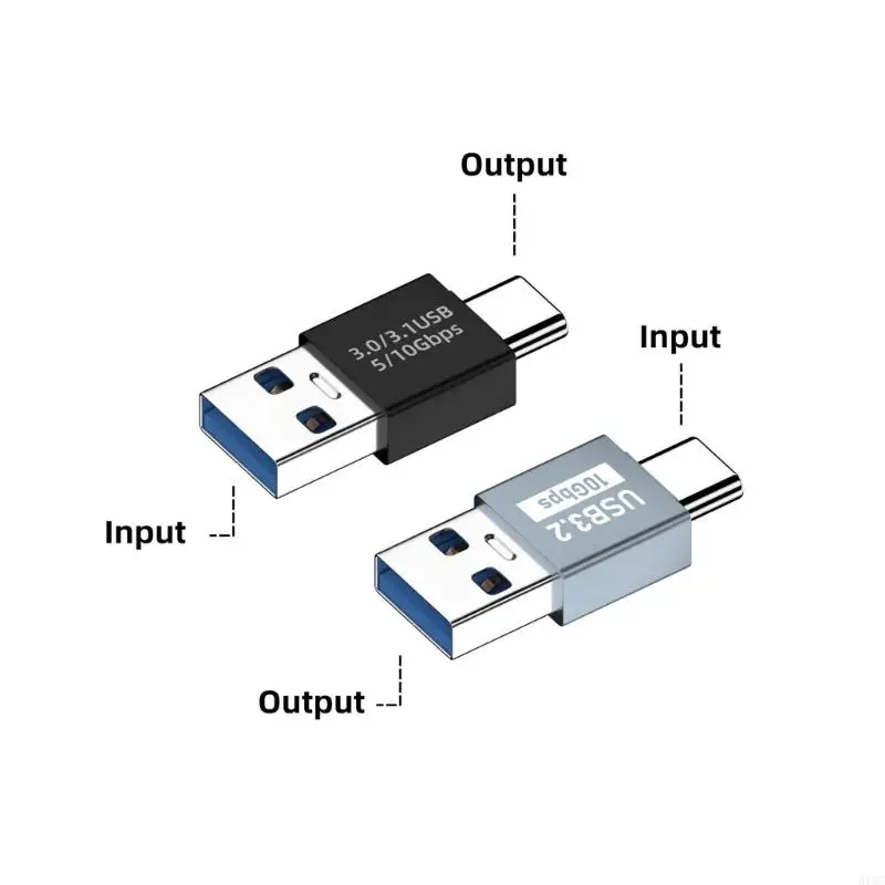 Adaptador 918C Type C macho para USB macho para laptop tablet telefone USB C macho para USB3.1 adaptadores macho para dados