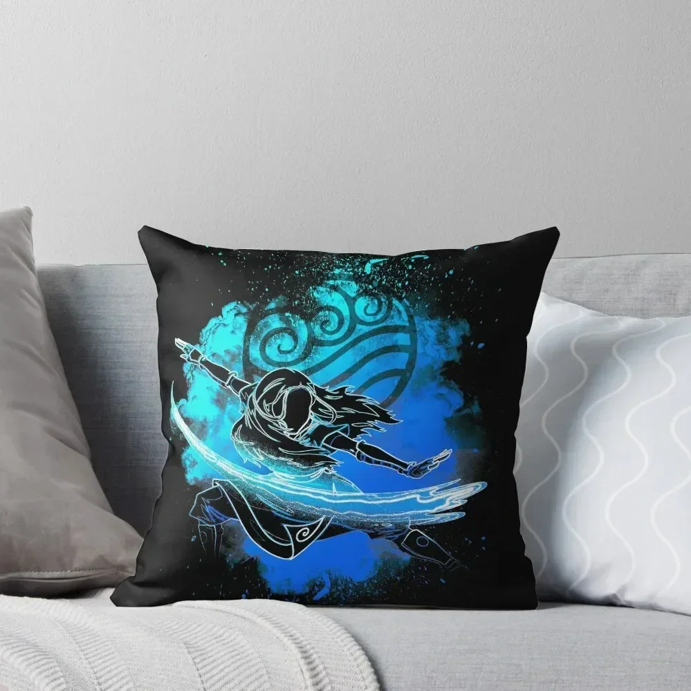 

Soul of the Waterbender Sister Throw Pillow Marble Cushion Cover Cushion Child pillow cover christmas pillow
