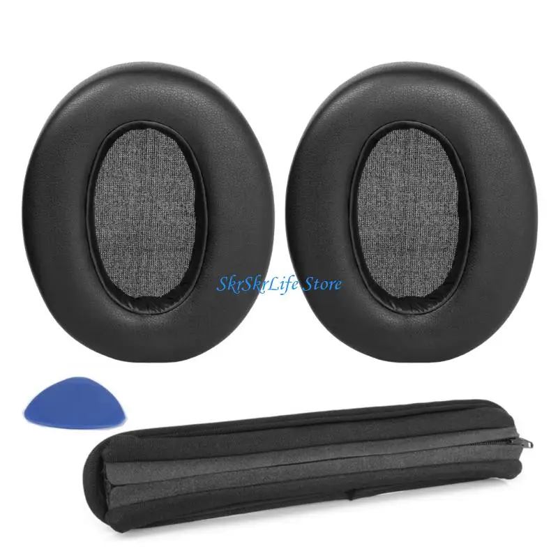 E65E Earpads almohadilla oídos Soft Spong Cushions Dadandas para auriculares WH-XB910N