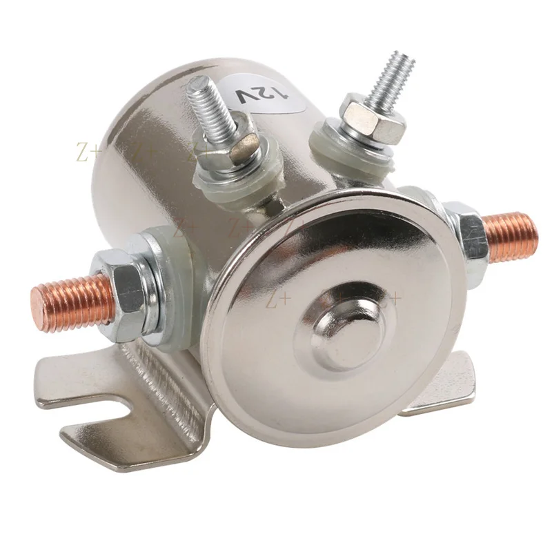 Z+   Max 300A 12V Continuous Duty Solenoid Relay For Golf Carts Winch Marine In Rush