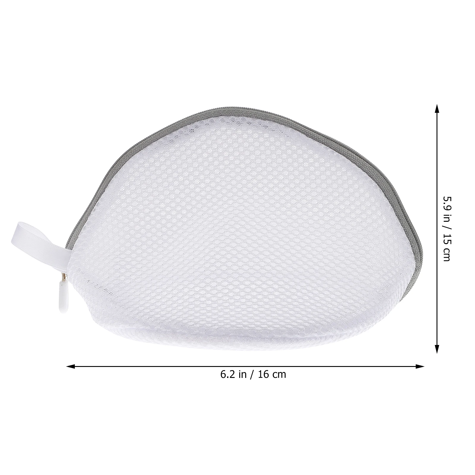 

3 Pcs Bra Care Bag Laundry for Home Mesh with Zipper Sock Female Hemisphere Shape
