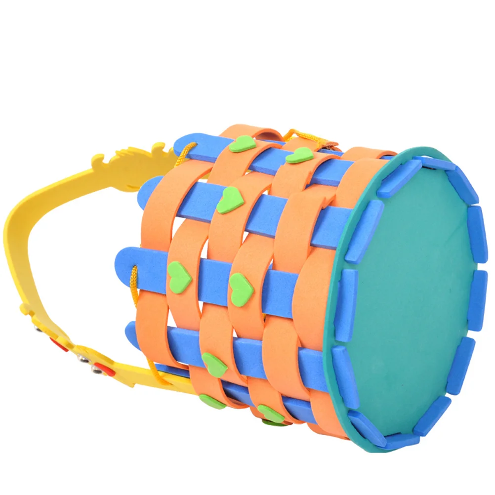 4-teiliges DIY-Webkorb-Set, Eva-Einkaufstasche, Bastelset, buntes Nähmaterial für Kinder im Vorschulalter, Eltern-Kind-Projekthandbuch