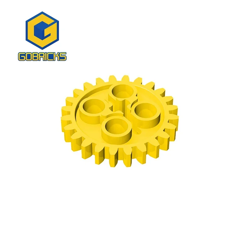 Gobricks 1 Pz MOC Gear 24 Denti Compatibile Con 3648 24505 Modello Building Blocks Parti Per Bambini Educativi Assemblaggio Giocattoli Regali