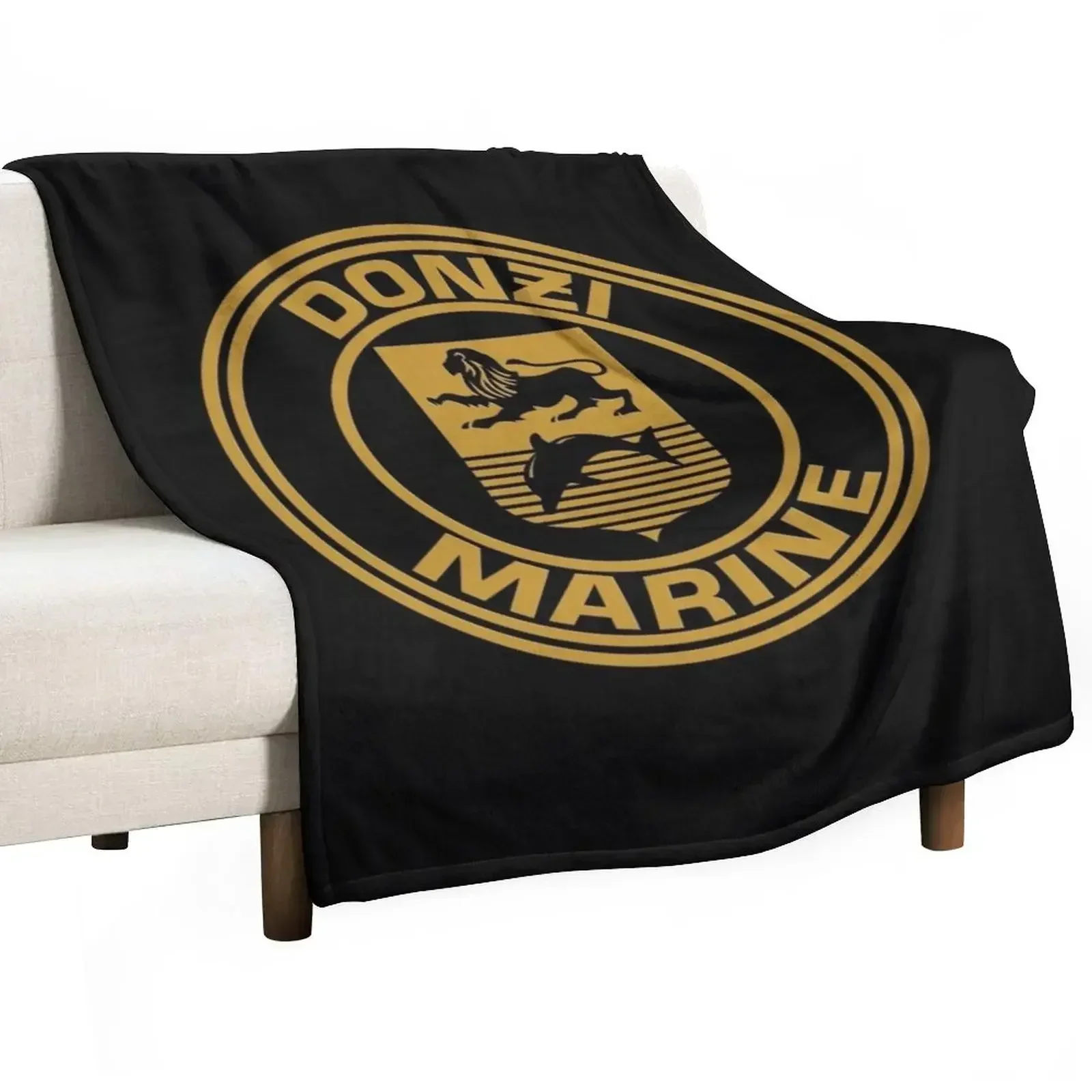

DONZI YACHTS Throw Blanket Warm Napping Blanket for Office Couch Bed