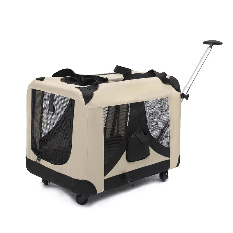 

Cat Cage Dog Cage Car Cart Luggage Go Out Portable Folding Cage Pet Nest Tent