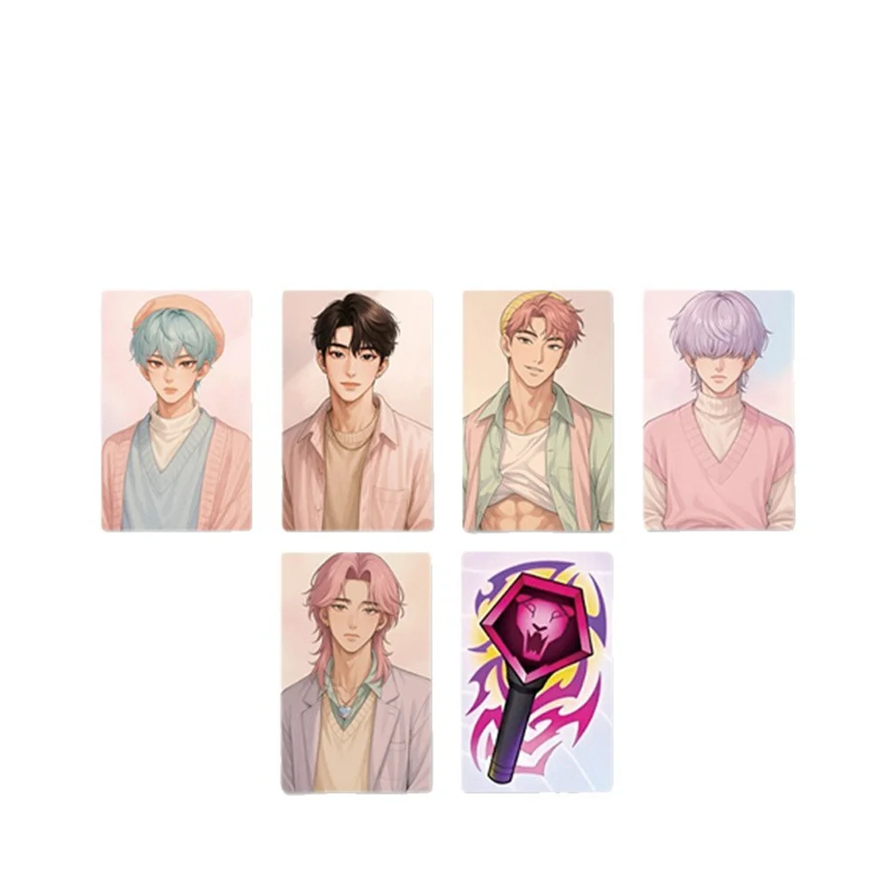 KPOP DEMON HUNTERS Fotokarten SAJA BOYS HD LOMO Karten Hochwertiges beschichtetes Papier Postkarte Jungen Mädchen Fans Geburtstagsgeschenk