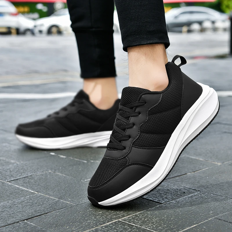 

Мужская обувь, повседневная летняя модная противоскользящая походная сетчатая дышащая спортивная обувь для бега, мужские трендовые мужские кроссовки 2025 года