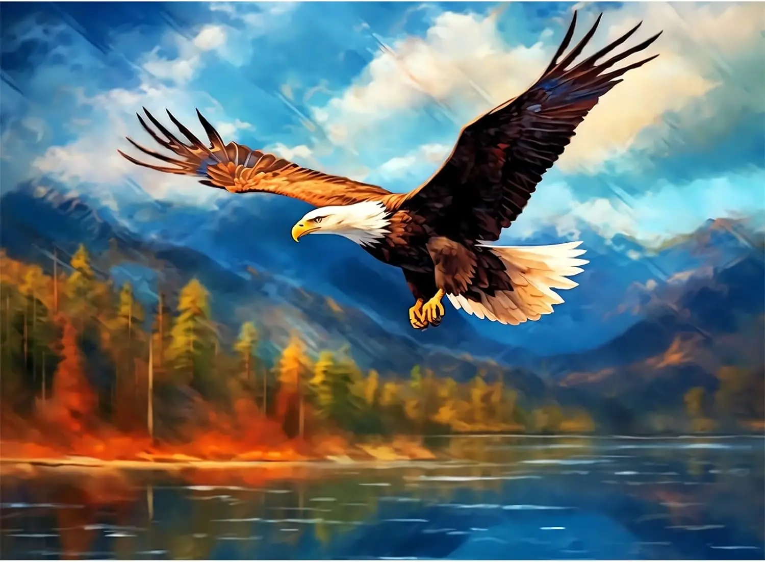 520/500/300 조각 나무 퍼즐, 독수리 직소 퍼즐, 도전적인 가족 활동 게임, 파티 생일 선물