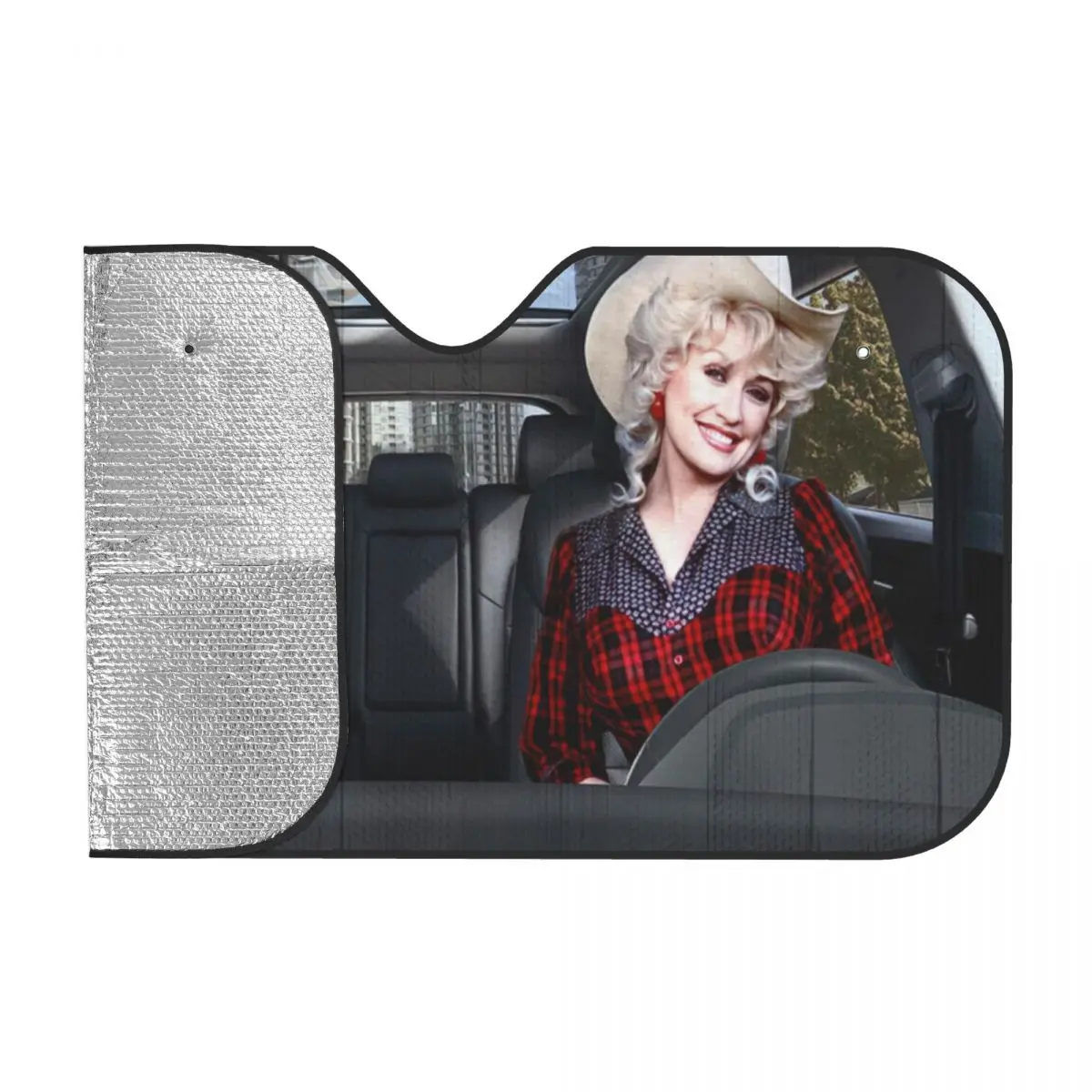 Dolly Parton Sunshades Reflector Anti Uv Custom Funny Car Sunshade Sun Shade