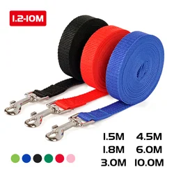 1.5M 1.8M 3M 4.5M 6M 10M Nylon Dog Training Leashes Walking Pet Leash Long Lanyard Traction Rope for Small Large Dogs Lead Item