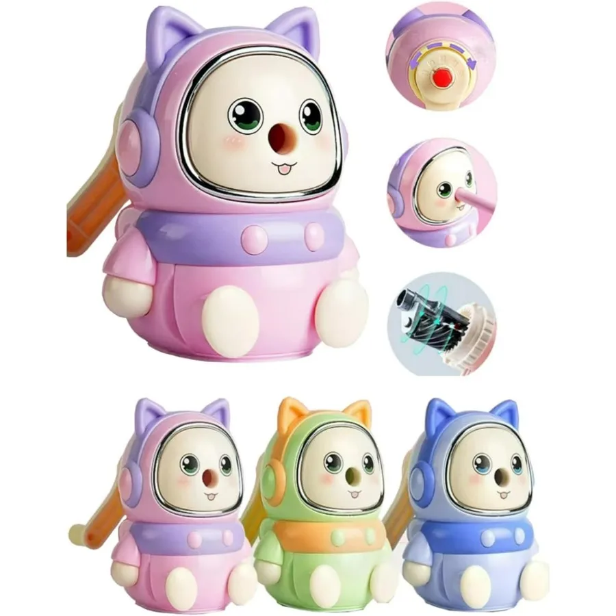 

Ручная точилка для карандашей с 5-точечным селектором. Компактный портативный дизайн. Тихая работа. Идеально подходит для домашних столов и школьных классов.