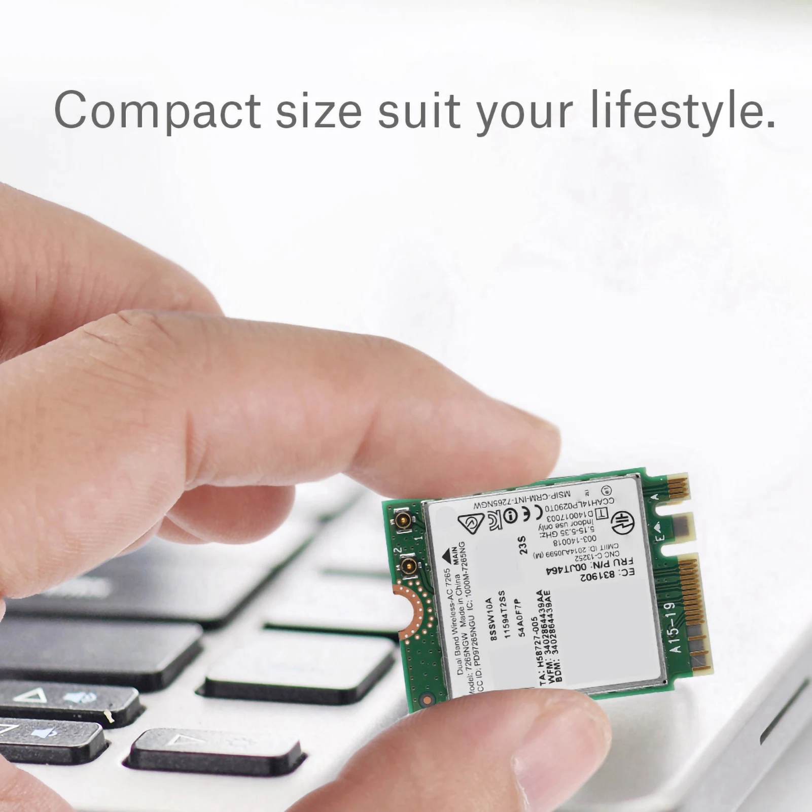 For Intel Dual Band Wireless 802.11AC For Intel Dual Band Wireless AC 7265 Dual Band Wireless 867M Network Card Bluetooth 4.0