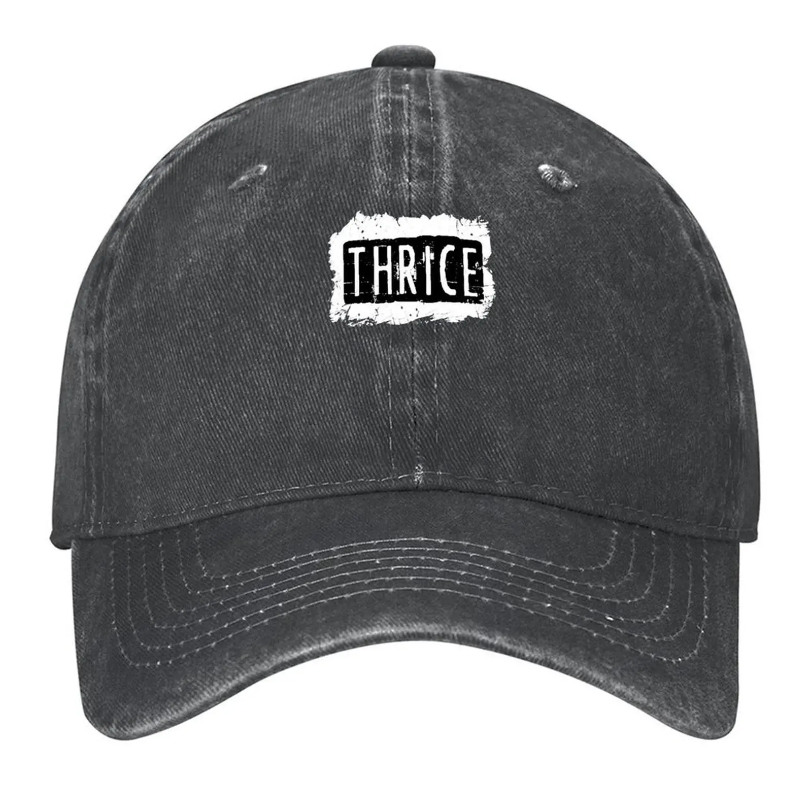 

Thrice Baseball Cap men's big size hat Bobble Hat Rugby Custom Cap Sun Hats For Women Men's
