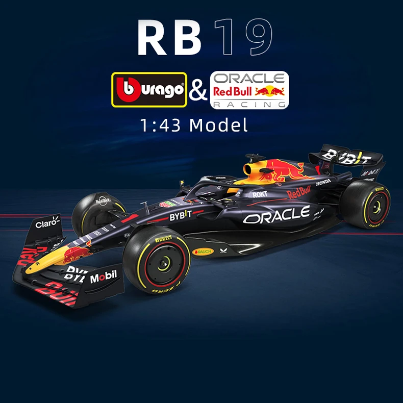 Bburago 1:43 2024 F1 فيراري ماكلارين نموذج مع خوذة سبيكة مصغرة دييكاست صيغة سباق السيارات لعبة MCL38 W15 SF24 RB20 A524