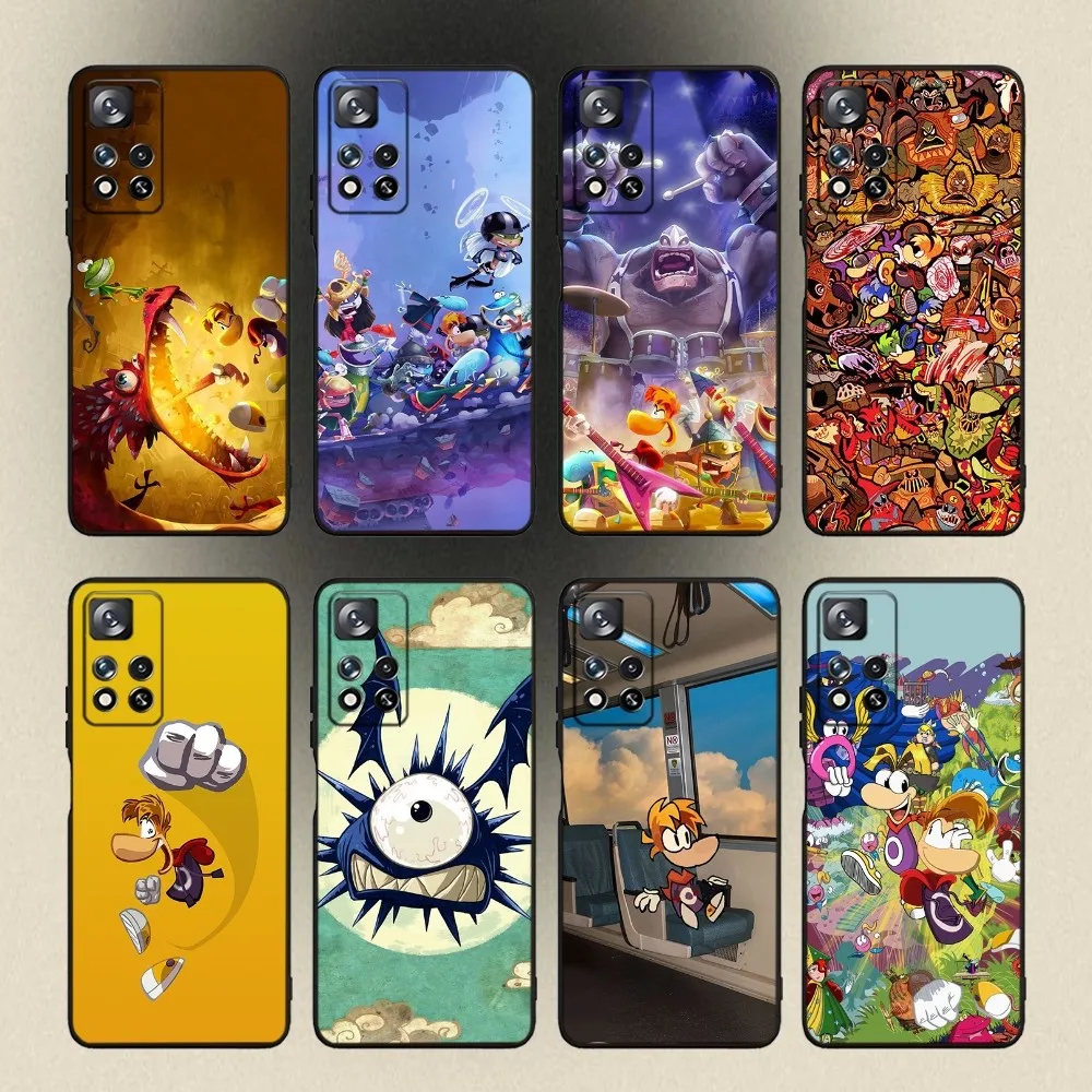 

Rayman Legends Game Phone Case For Samsung Galaxy A20,A21s,A22,A31,A32,A52,A53,A72,73,A80,A91 Soft Black Cover
