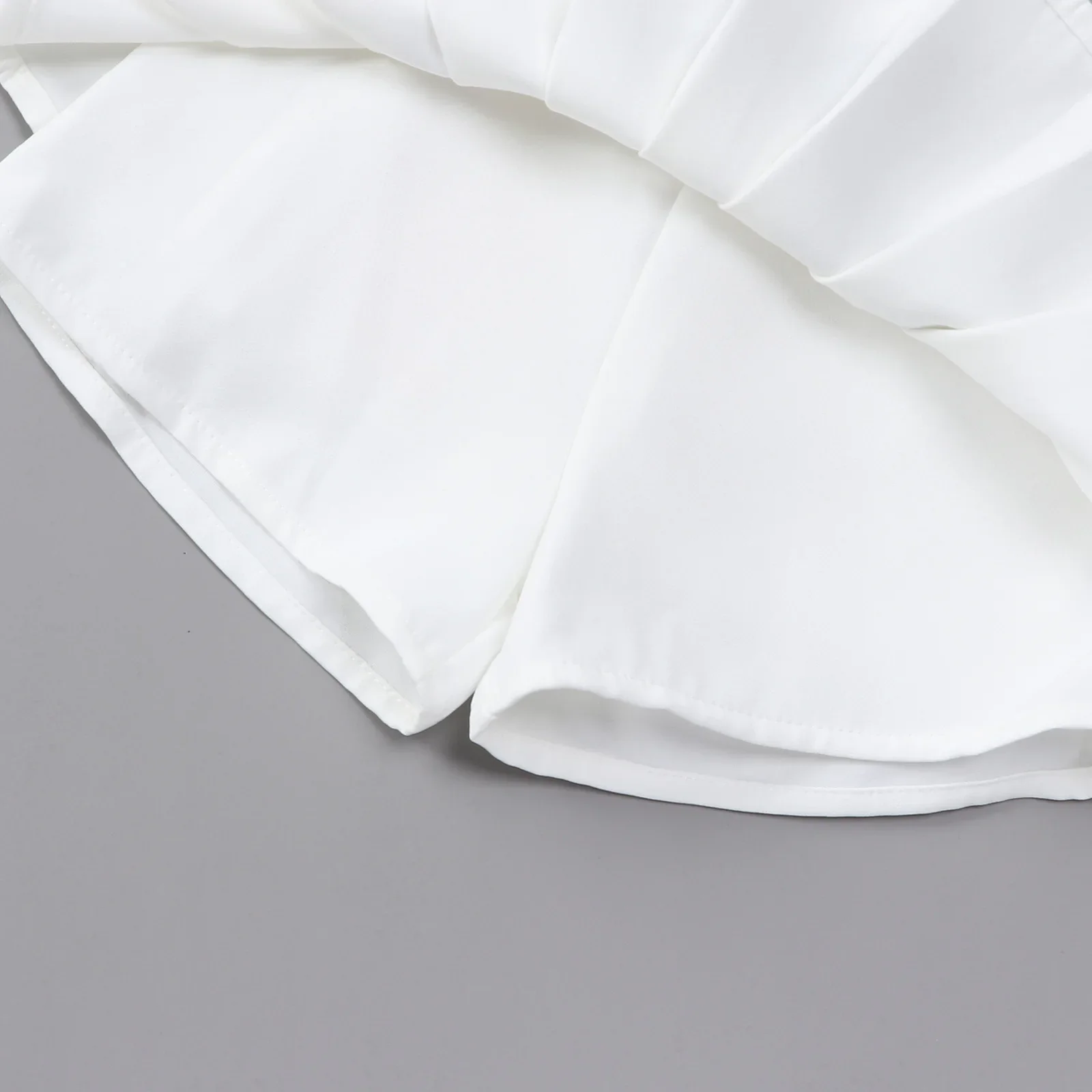 College Style Bow Skirt for Girls Summer Casual Fashion All-match Short Pleated Skirt High Waist Dance School Teen Kids Skirt