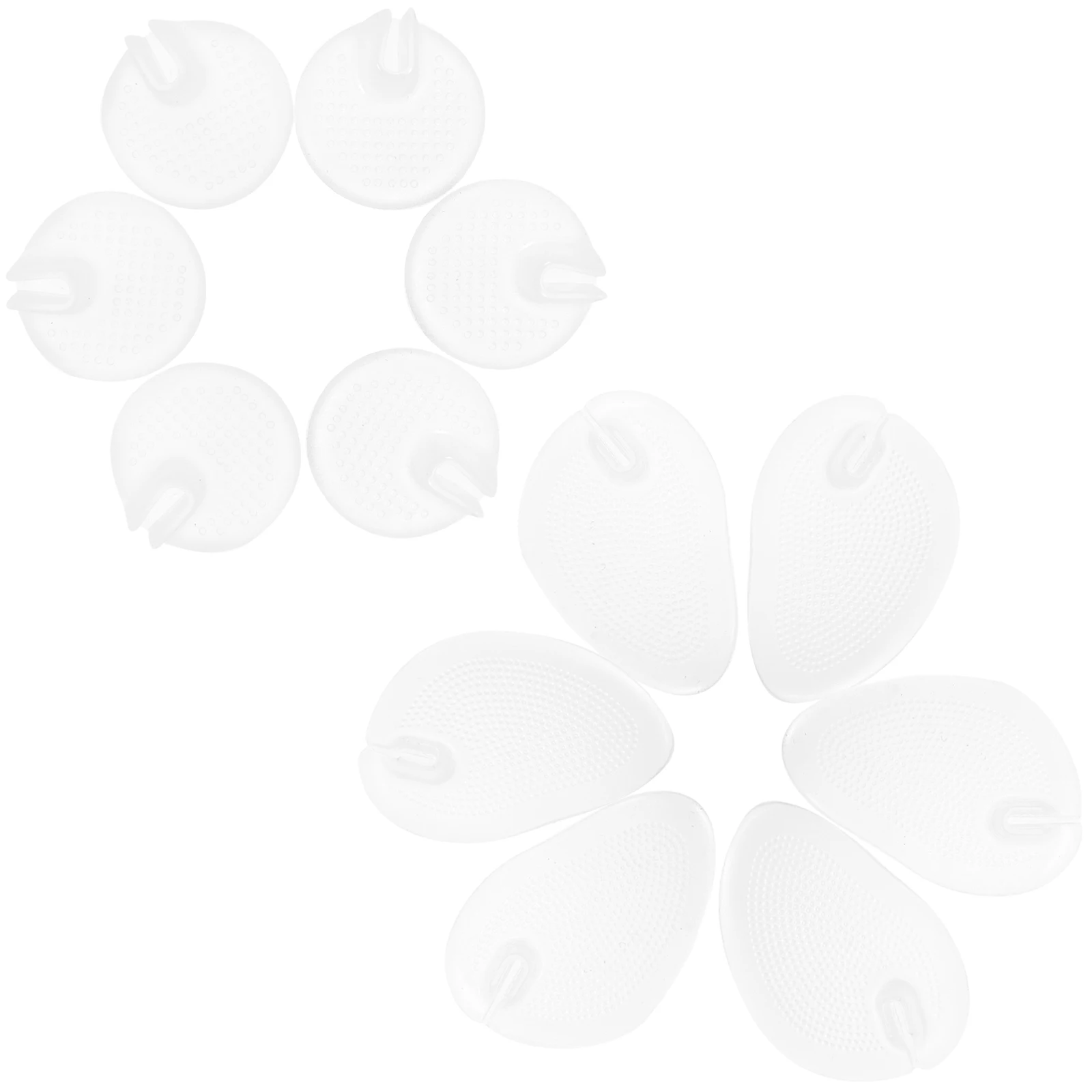 

6 Pairs Anti-wear Anti-slip Toe Forefoot Cushion Silicone Insole Metatarsal Guard Foot Pads Inserts For