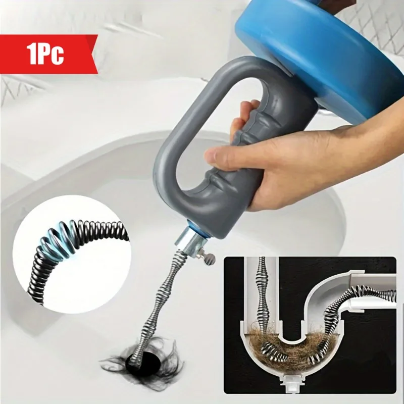 4m Pipe Sink Unblocker Drain Hair Cleaner Sink Refrigerator 