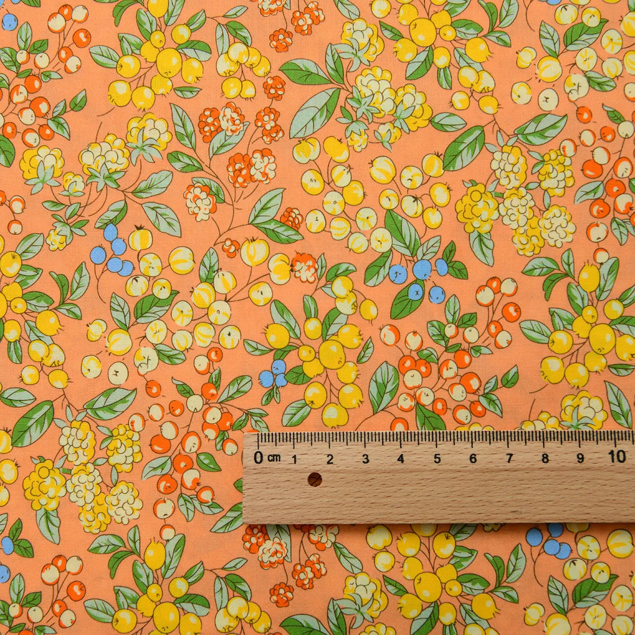 140x50cm 60S Baumwolle Retro Handbemalter Blumenstoff DIY Handgemachtes Kleid Tasche Mori-Stil Blumenbedruckter Stoff zum Nähen – Detail 11