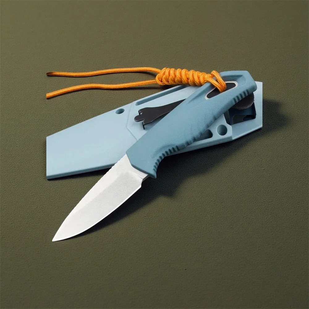 

BM 18040 Military Fixed Blade Knife D2 Blade Nylon Fiber Handle Hunting Cutting Knife Outdoor EDC Survival Camping Hiking Tool