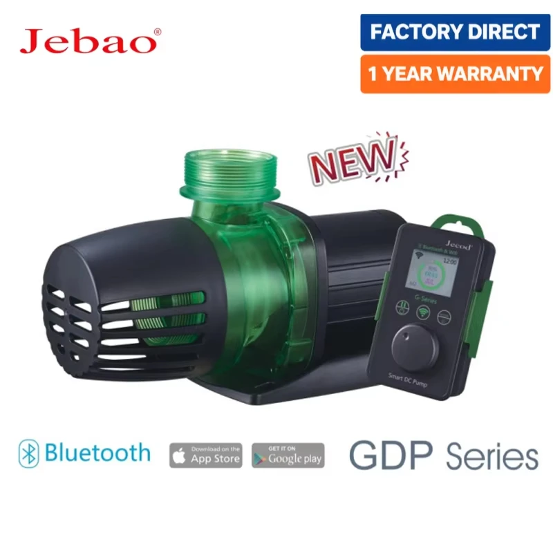 Original Jebao Jecod 2026 New GDP Series Vario Wavemaker Pump Bluetooth APP & Manual Dual Control Adjustable Flow Aquarium Circu
