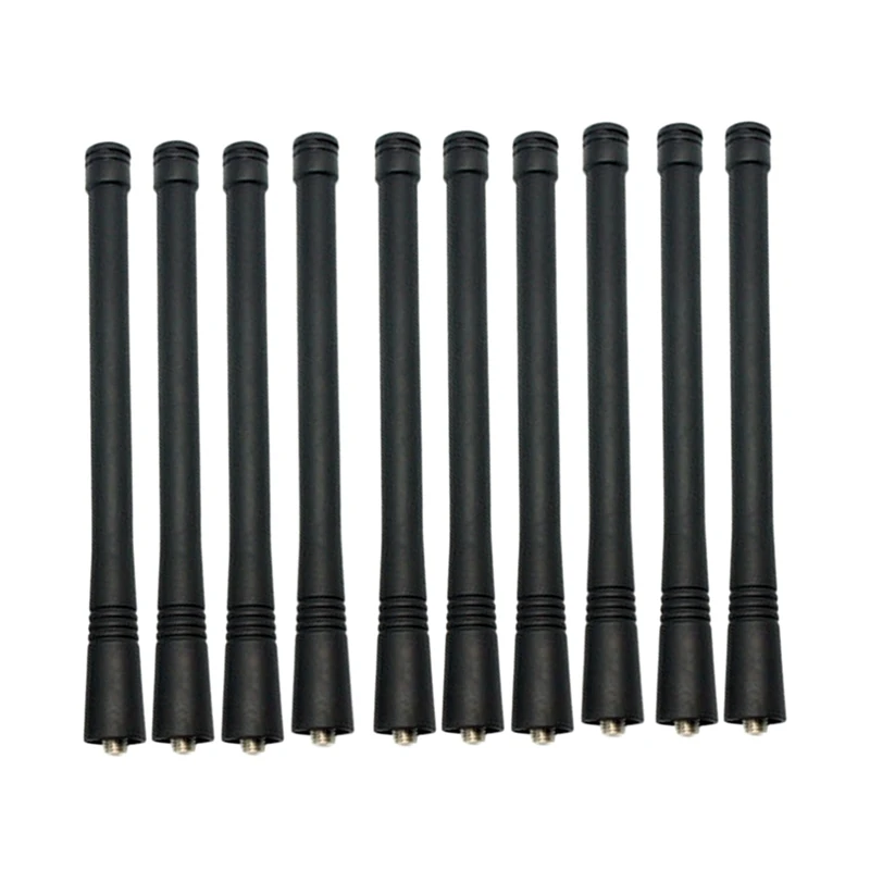 10 X VHF Antenna For Motorola Radios Walkie Talkies GP88 GP88S GP328 GP338 GP338 PLUS 6Inch (15CM) 136-174 Mhz C025