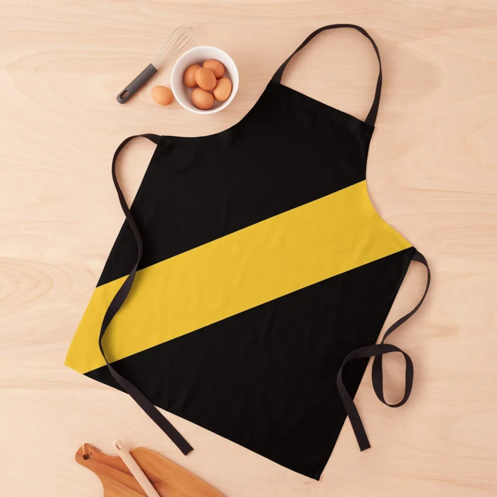 

Yellow & Black Apron apron for women apron for kitchen women Kitchen household items