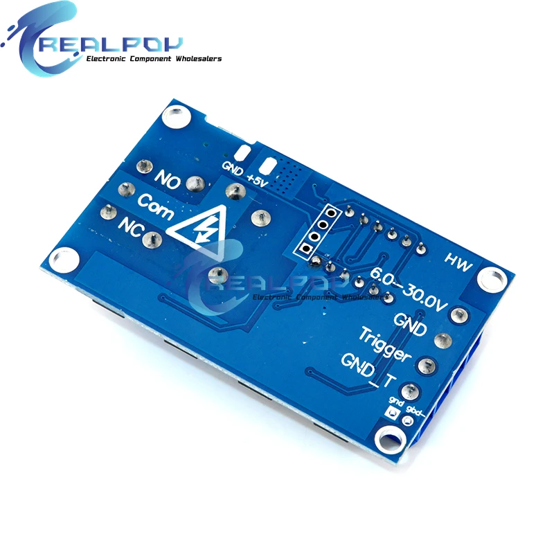 1 Channel 5V Relay 6-30V Relay Module OFF/ON Switch Trigger Time Delay Circuit Timer Cycle 999 minutes Adjustable XY-J02