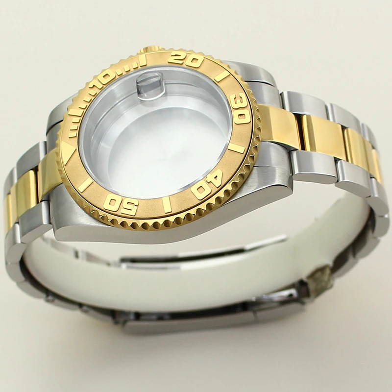 20ATM Dive 40mm Ceramic Bezel Insert Watch Case For GMT SUB NH34 NH35 NH36 NH38 4R36 Miyota 8215 ETA 2824 Movement Slide Buckle