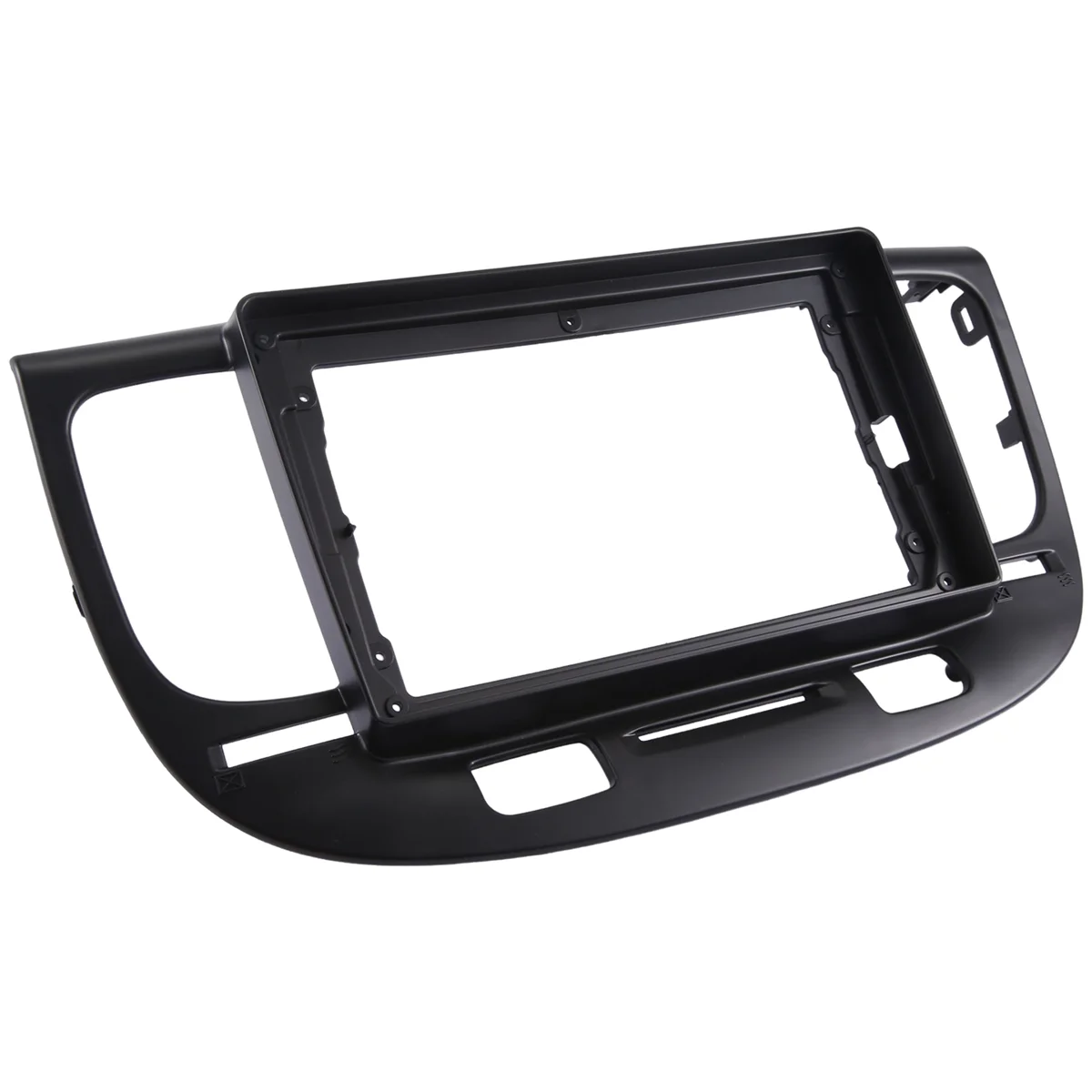 Car Radio Fascia for Kia Rio2 Rio 2 2005-2011 Dashboard Refitting Stereo 9 Inch Car Fascia Panel Trim Kit(Black)