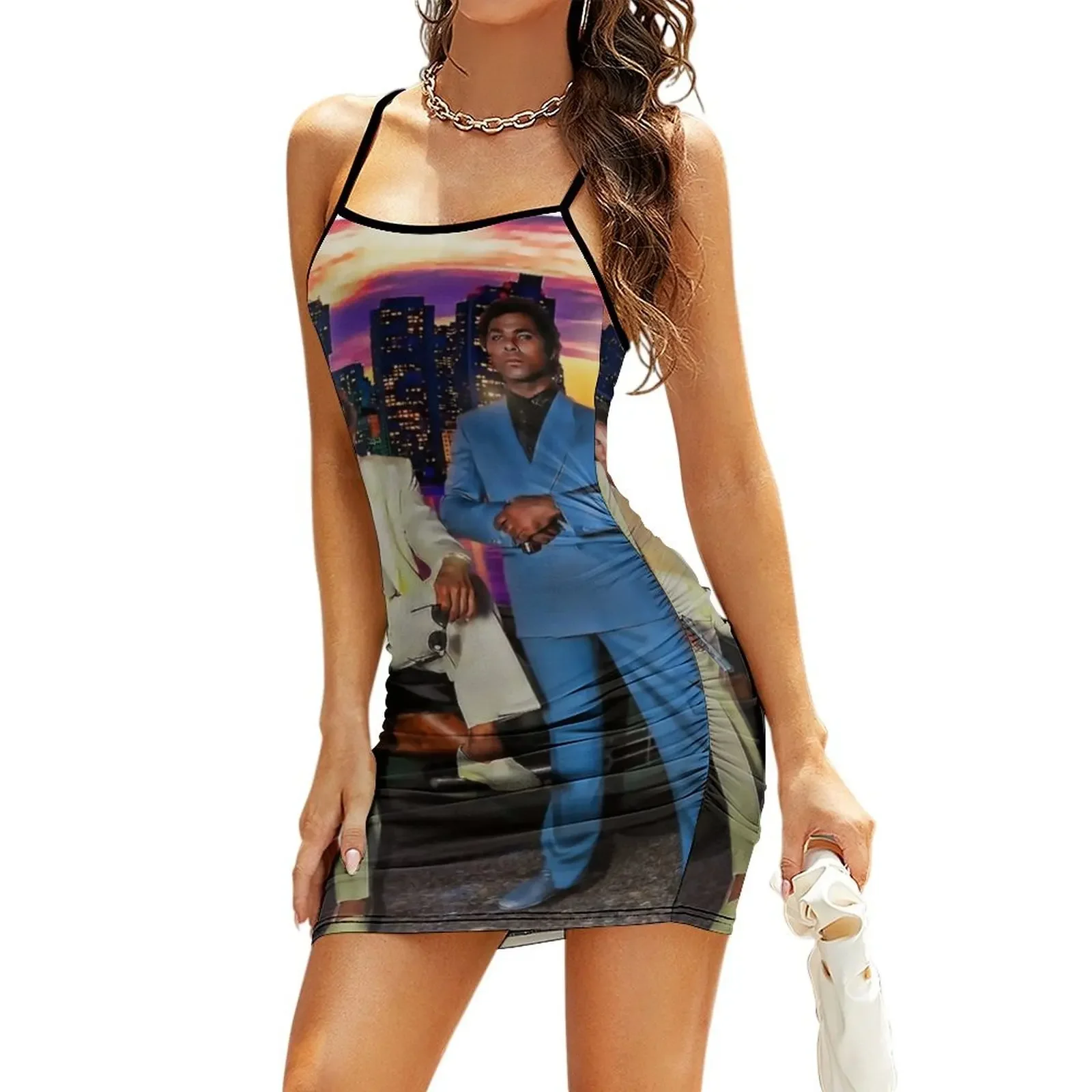 

Miami Vice Sling Dress dresses for special events Women's summer long dress clothing women summer 2026 Dress