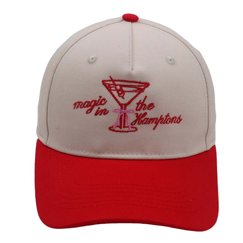 Magic in The Hamptons Trucker Hat Embroidery  Cocktail Baseball Cap Summer Beach Woman Cap Adjustable Buckle