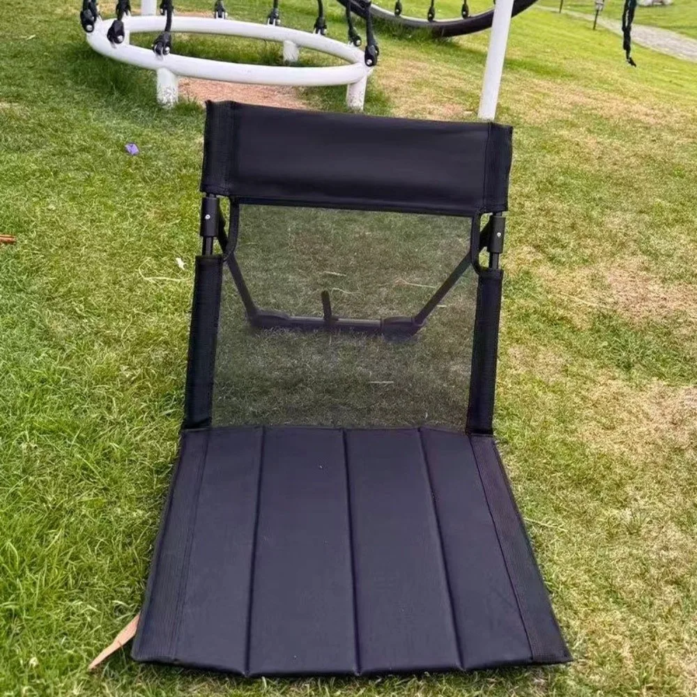 Breathable Foldable Camping Chair Oxford Cloth Mesh Folding Backrest Cushion Comfortable Durable Outdoor Beach Chairs Beach Use