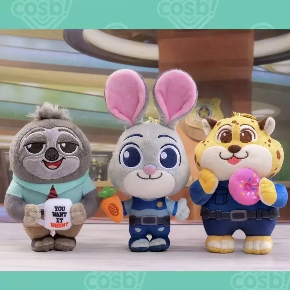 حقيقية Zootopia 2 سلسلة صندوق أعمى نيك جودي المفاتيح قلادة صندوق الغموض عمل الشكل أنيمي دمية جمع لعبة مجسمة