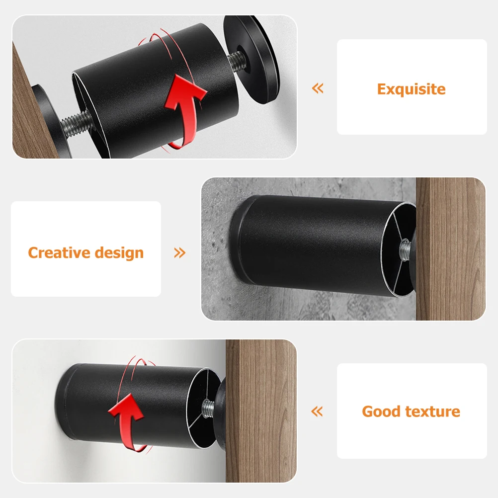 

2Pcs 150Mm Adjustable Bed Headboard Bracket Anti Shake Bed Fixer Wall Spacer Aluminum Alloy Furniture Leg