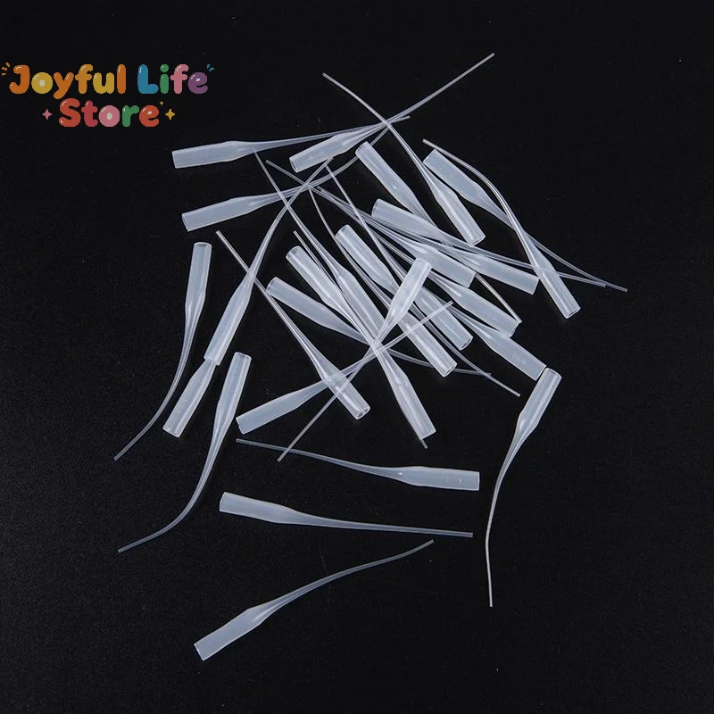 100pcs/set Glue Tips Plastic Glue Micro-Tips Glue Extender Precision CA Glue Applicator