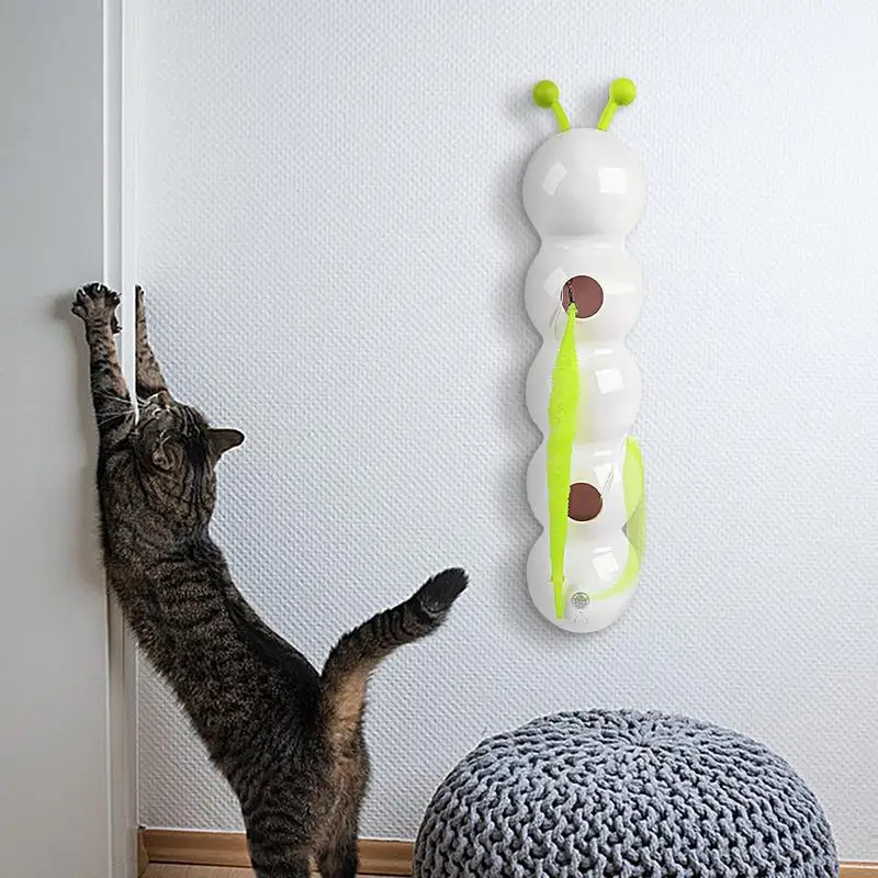 

Motion Activated Cat Toy Cat Toys For Hunting Jumping And Interactive Play Engaging Smart Worm Fun Pet Supplies For Stimulating