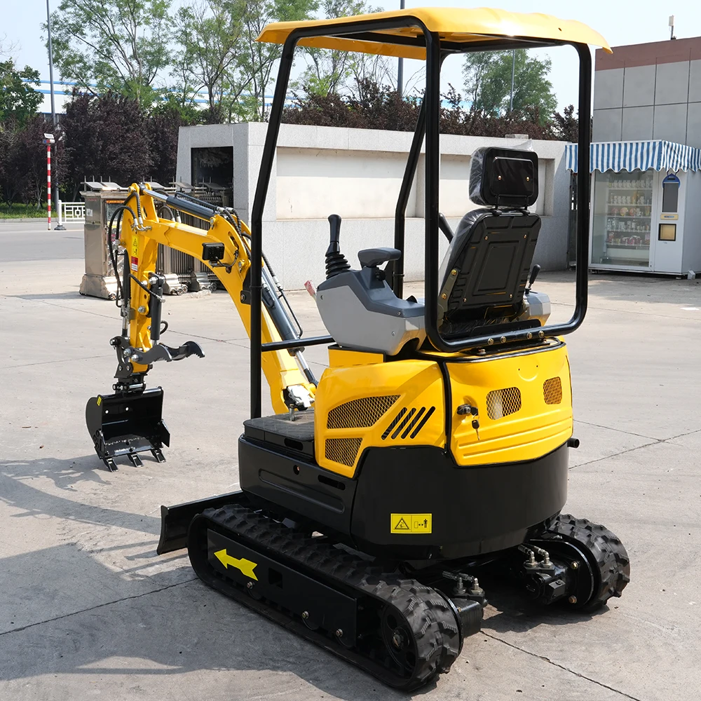 1.5 Ton Mini Excavator / Mini Digger, 1500kg Mini-pelle Minigraver, CE Approved Crawler Digger for Yard