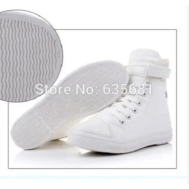 كوس تأثيري قتل لا قتل ريوكو ماتوي تأثيري أحذية أحذية فتاة اليومية Plimsolls قماش أحذية بيضاء 2016