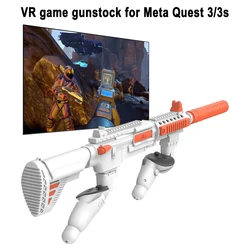 New Upgrade VR Gaming Experience Magnetic VR Games Rifle Gun Stock For Meta Quest 3S/3 VR Accessories Christmas Gift