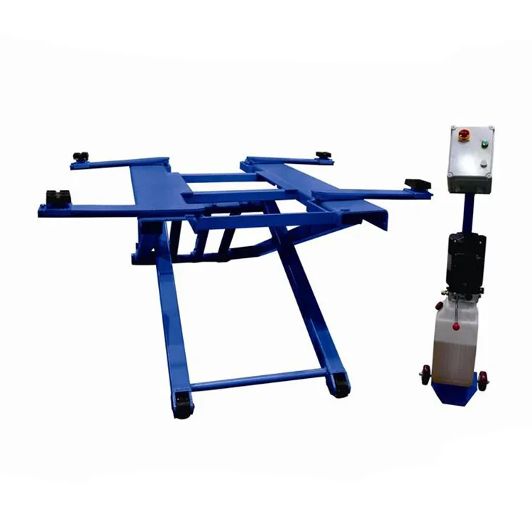 Mobile Mid Rise Scissor Car Lift Hydraulic Quick Jack With CE