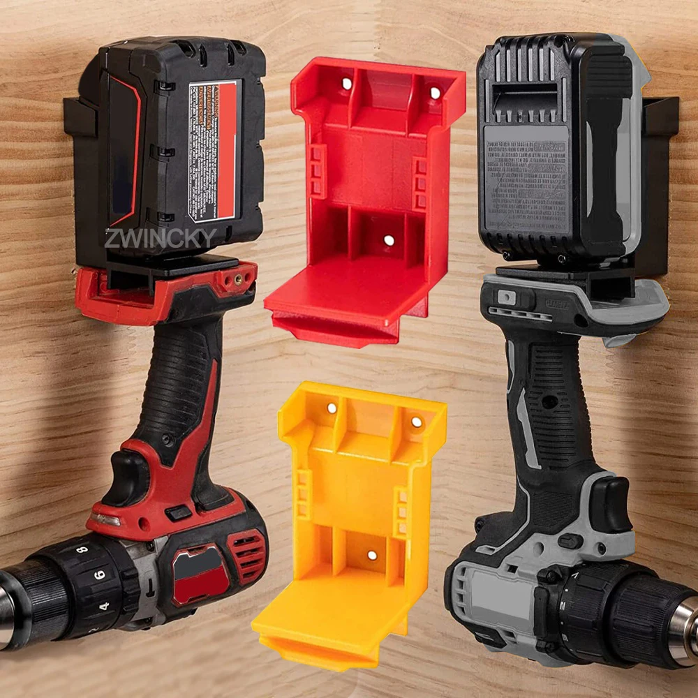 1Pcs Battery Tool Machine Drill Holder for Dewal 18/20V Battery Tools For Milwaukee 18V Power Tool Mounts Storage Hanger